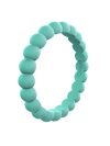 Women's Stackable Bead Pacific Opal Silicone Ring