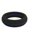 Women's Thin Blue Line Silicone Ring